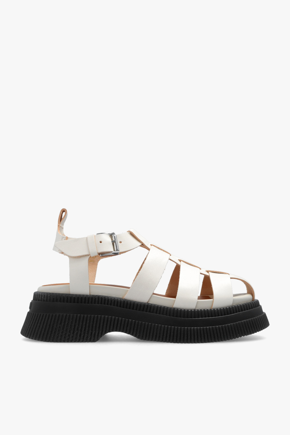 Ganni - Platform leather sandals GANNI